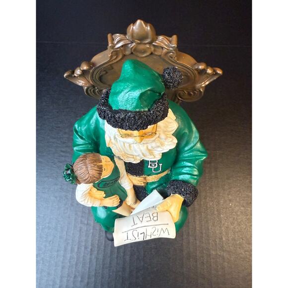 Baylor University "Wishlist Santa" by Collegiate Collectables BU Bears Christmas - Picture 5 of 10